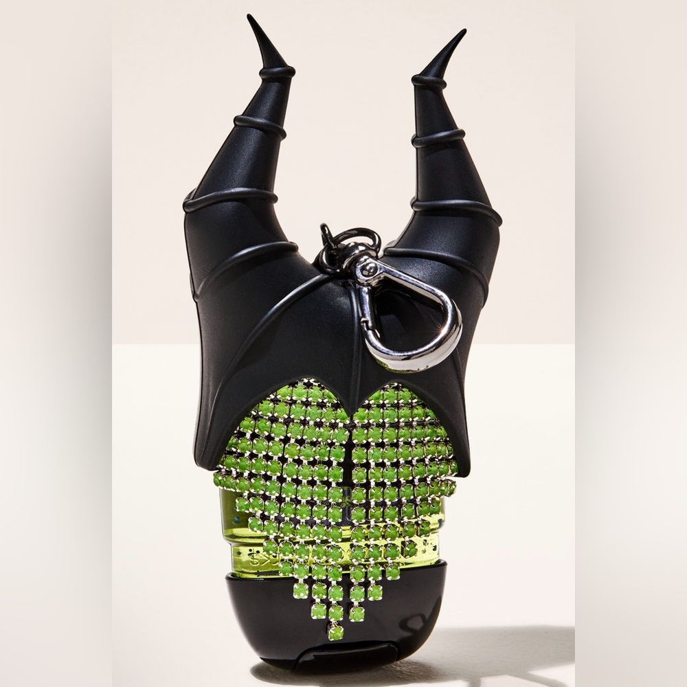Bath & Body Works Maleficent Bling Glow-in-the-Dark Hand Sanitizer Holder